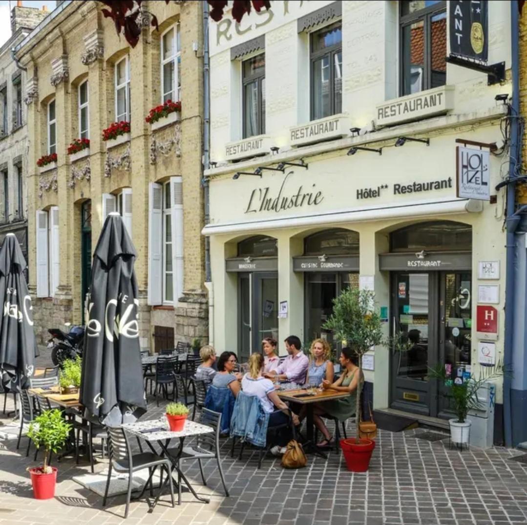 Hotel Restaurant L'Industrie 圣奥梅尔 外观 照片
